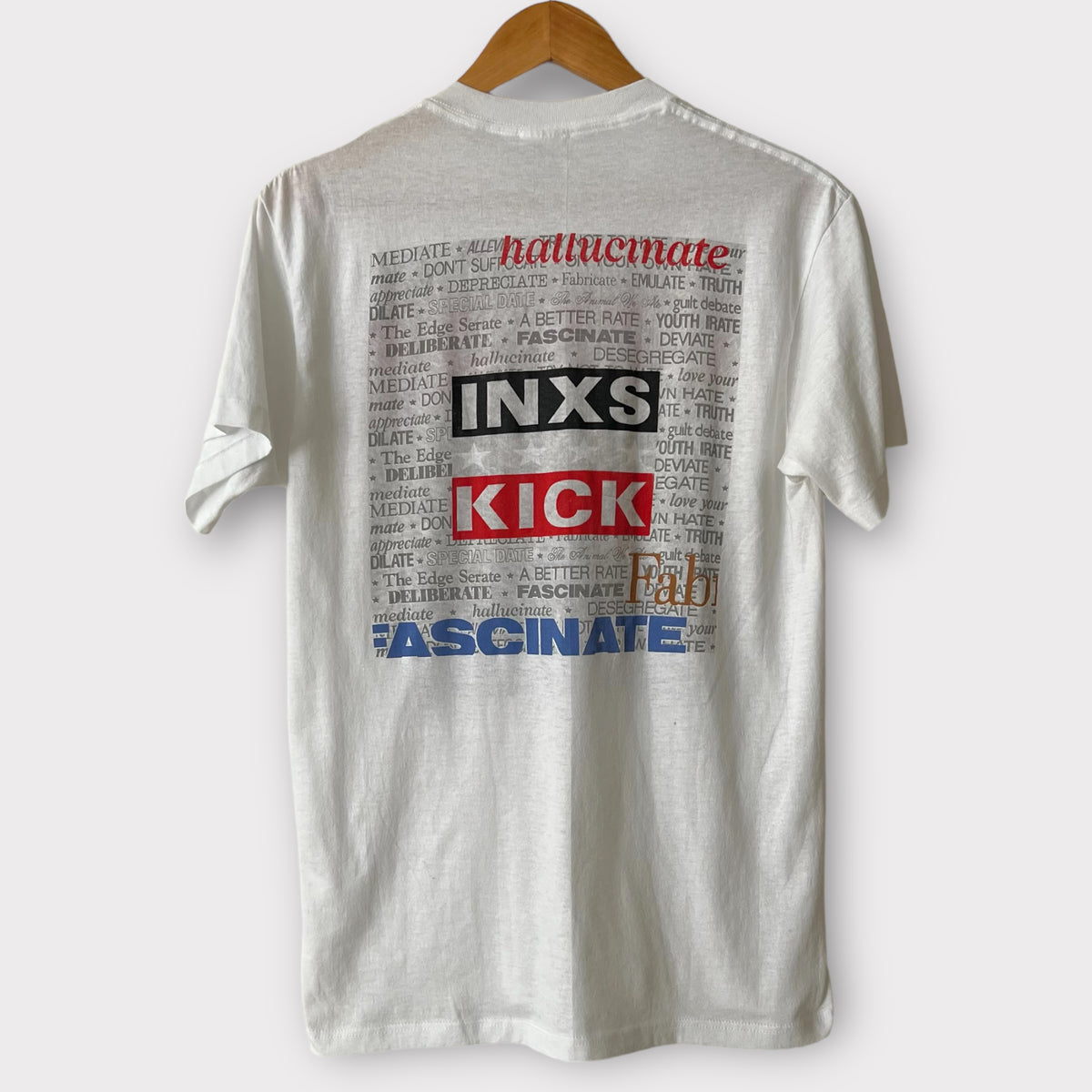 80s INXS インエクセス スウェット KICK OFF Tour バンド - スウェット