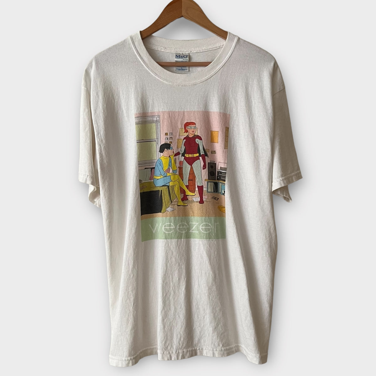 2001 Weezer Vintage Tour Tee Shirt – Zeros Revival