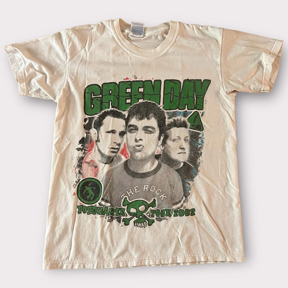 Outlet Green Day vintage 2002 tour shirt black size medium m