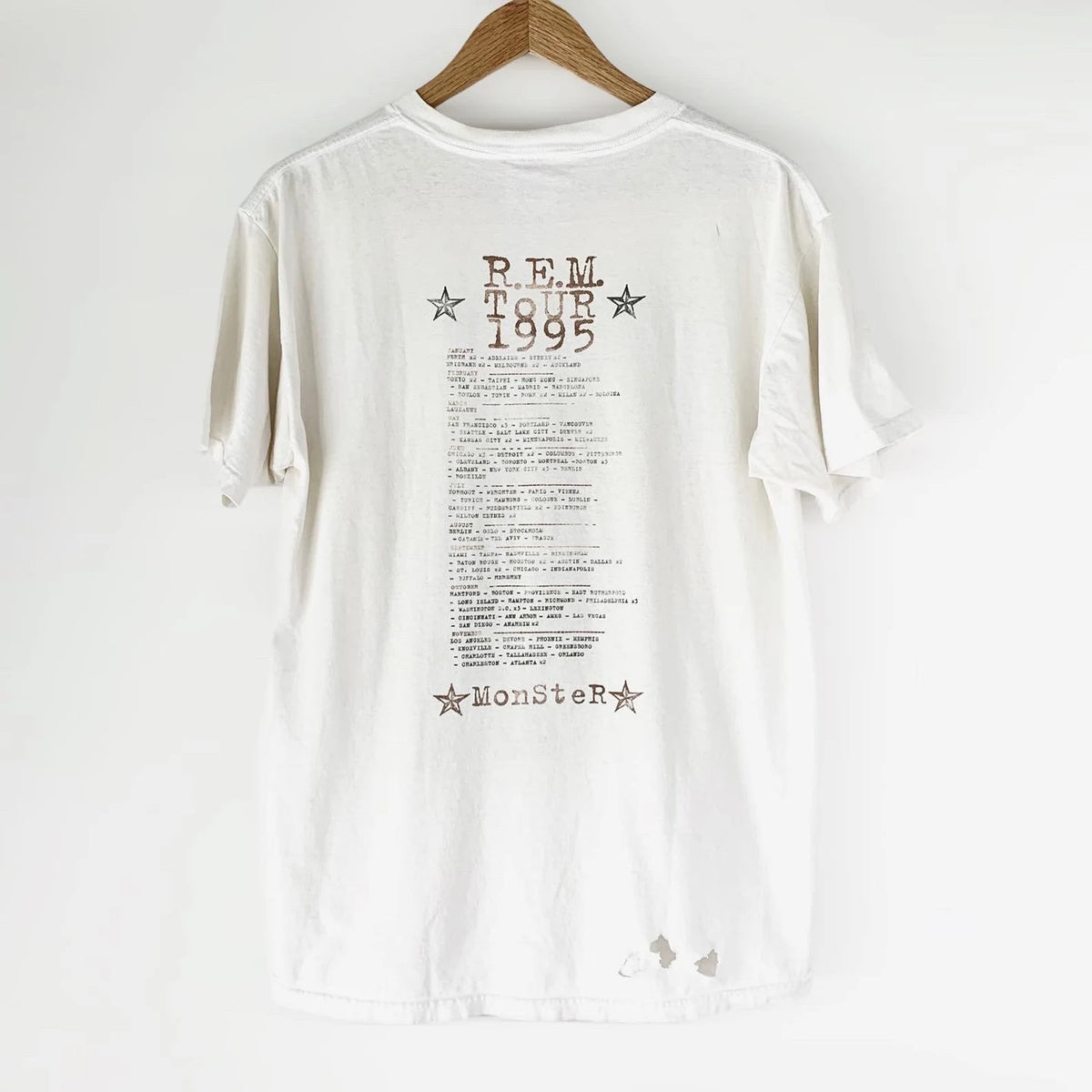 激安の 【R.E.M.】NICE 1995年 MonSteRツアーバンドTシャツ MAN ...