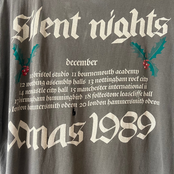 1989 Motorhead "Silent Night" Christmas December Euro Tour Vintage Tee Shirt