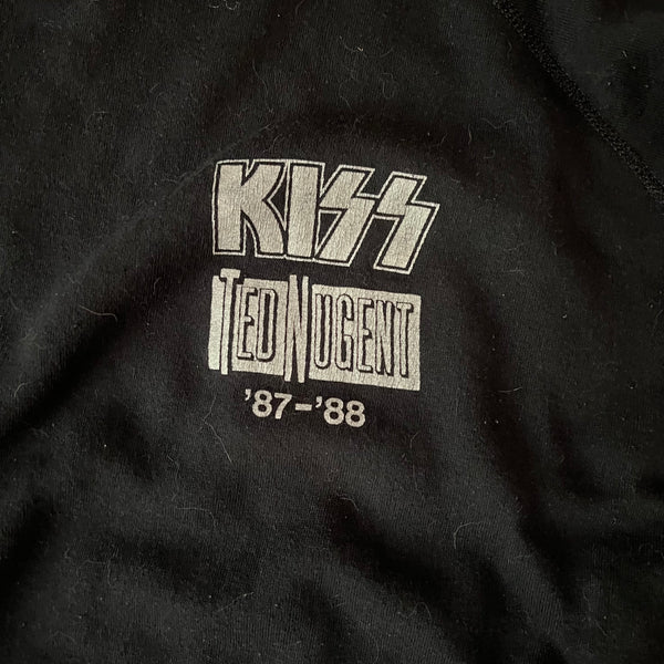 1987 SHOWCO KISS & Ted Nugent Tour Crew Vintage Sweatshirt