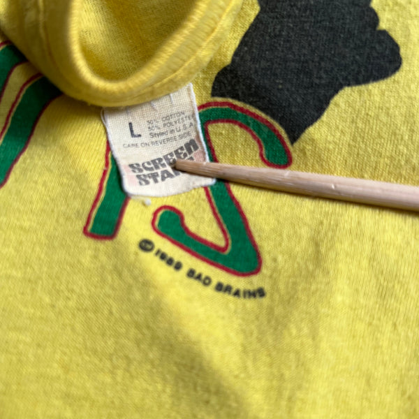 1989 Bad Brains Vintage Tour Band Tee Shirt