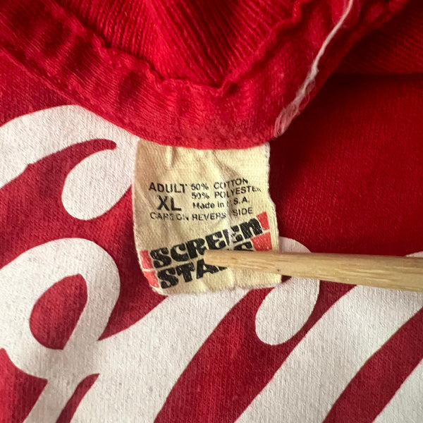 1980s Cocaine Coca Cola Spoof Vintage Tee Shirt