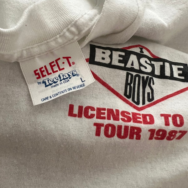 1987 Beastie Boys "Licensed To Ill" Japan Tour Vintage Long Sleeve Tee Shirt