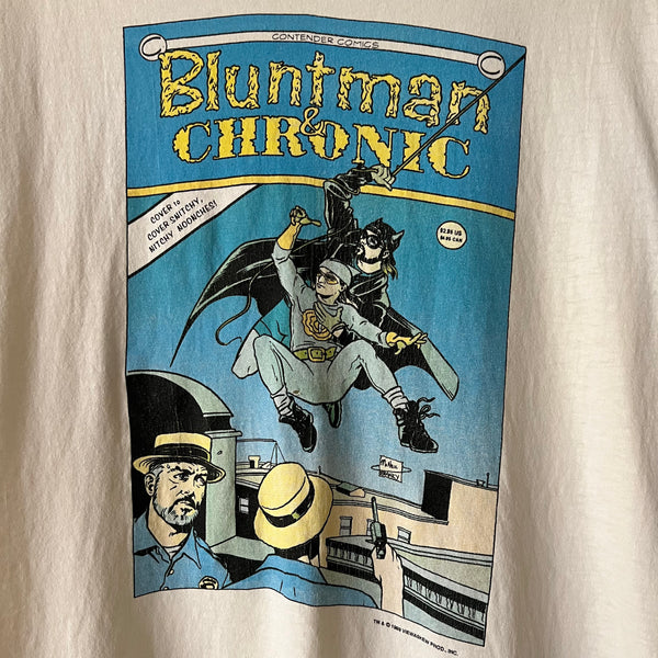 1999 Jay & Silent Bob's "Bluntman  Chronic" Vintage Comic Book Promo Tee Shirt