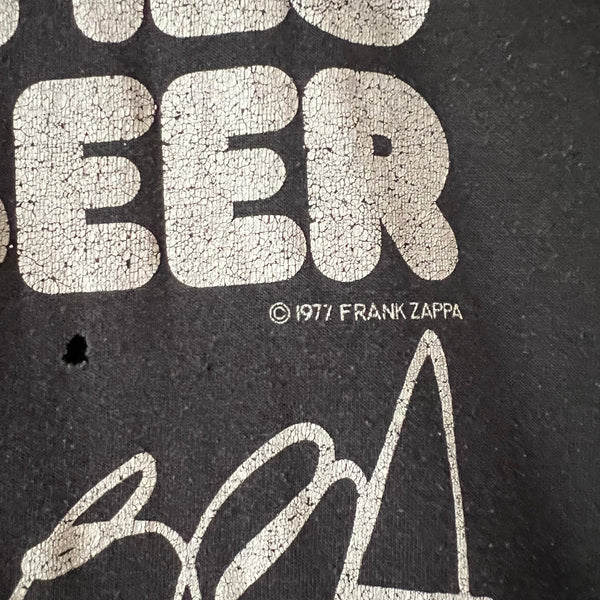 1977 Frank Zappa "Titties "N" Beer" Vintage Band Promo Tee Shirt