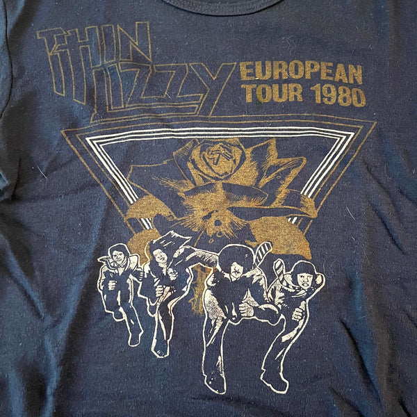 1980 Thin Lizzy European Tour Vintage Tee Shirt