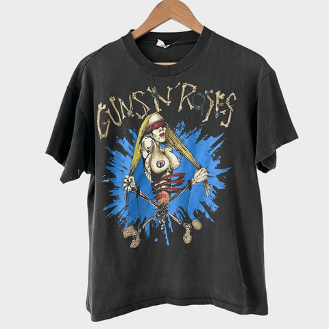 1988 Guns N Roses Lies Vintage Band Promo Tee Shirt – Zeros Revival