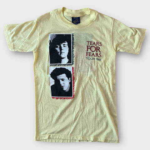 1985 Tears For Fears Tour Vintage Tee Shirt