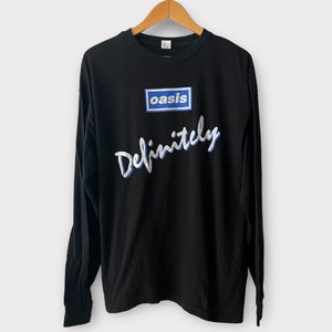 1990s Oasis "Definitely Maybe" Promo Long Sleeve Tee Shirt