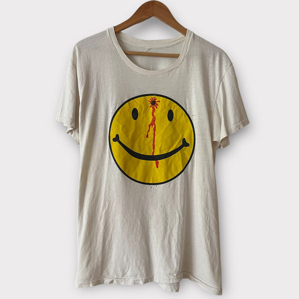 1980s Smiley Bullet Hole Suicide Vintage Tee Shirt