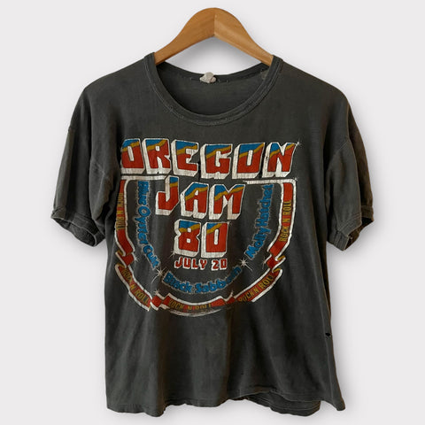 1980 Oregon Jam Festival w/ Black Sabbath, Molly Hatchet, Blue Oyster Cult Vintage Concert Tee Shirt