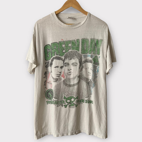 2002 Green Day + Blink 182 Vintage Tour Tee Shirt