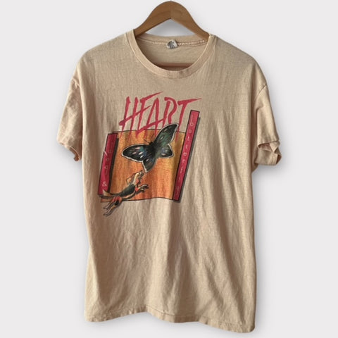 1978 Heart "Dog And Butterfly" Vintage Band Promo Tee Shirt