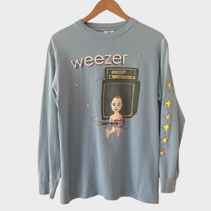 2002 Weezer "The Enlightenment Tour" Vintage Tour Long Sleeve Tee Shirt