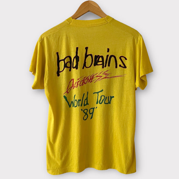 1989 Bad Brains Vintage Tour Band Tee Shirt