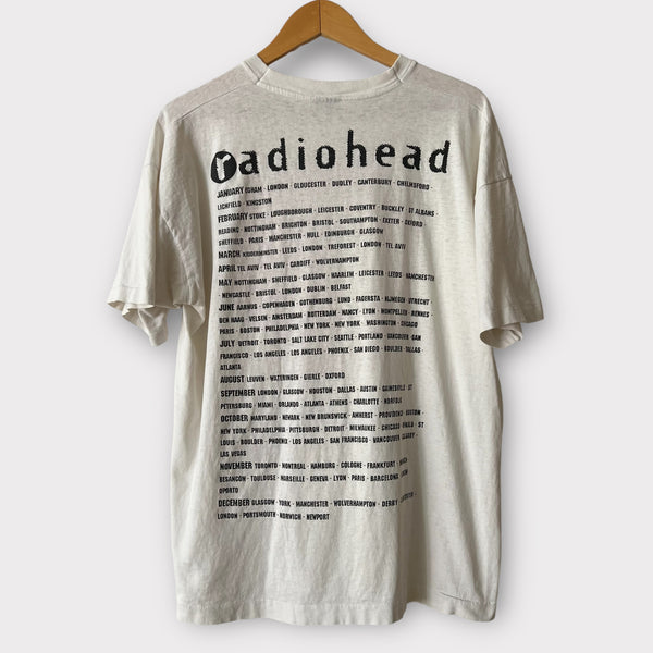 1993 Radiohead Vintage Tour Tee Shirt