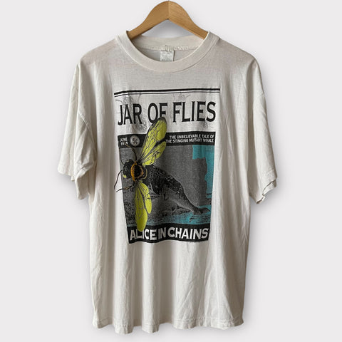 1994 Alice In Chains "Jar Of Flies" Vintage Band Promo Tee Shirt