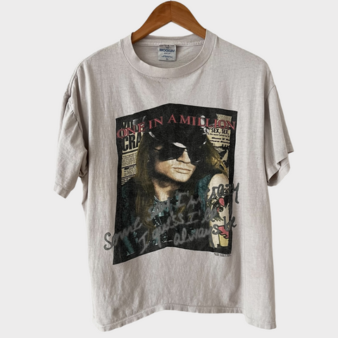 1989 Guns N Roses "Lies" Axl Rose Vintage Promo Tee Shirt