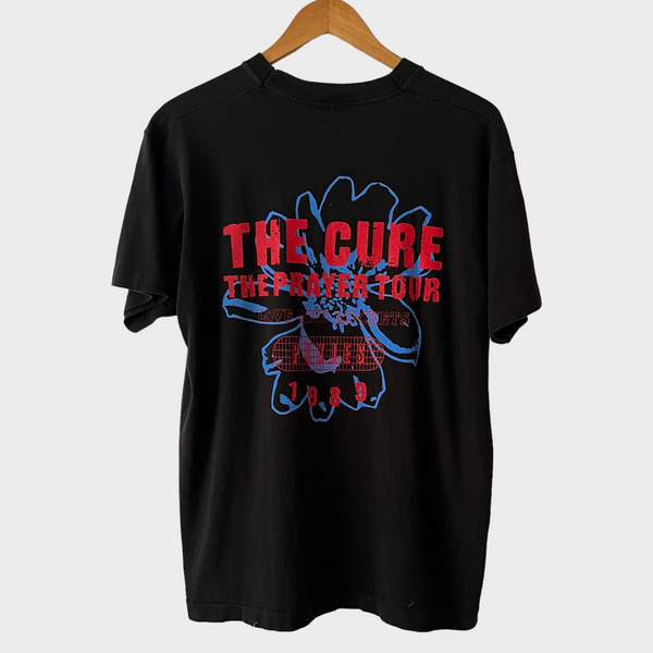 1989 The Cure w/ Love And Rockets & The Pixies Vintage Tour Tee Shirt