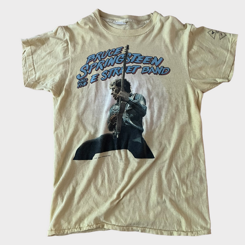 1981 Bruce Springsteen East Rutherford, New Jersey Concert Dates Vintage Tee Shirt