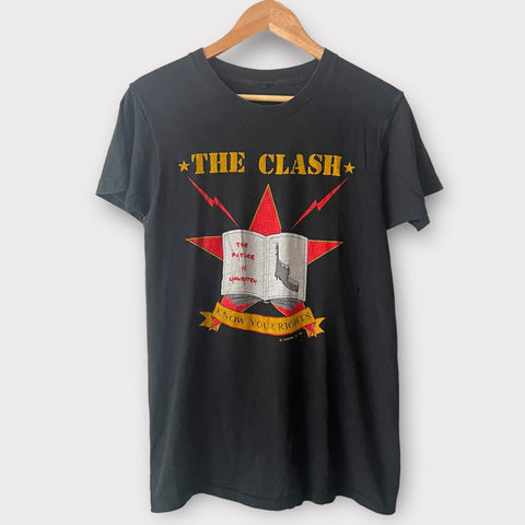 1982 The Clash "Combat Rock" Vintage Tour Tee Shirt