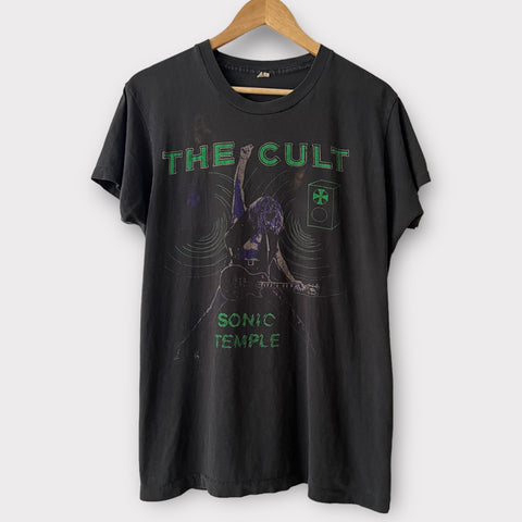 1989 The Cult "Sonic Temple" European Tour with Special Guest Aerosmith Vintage Tee Shirt