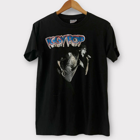 1989 Iggy Pop "Raw Power" Vintage Band Promo Tee Shirt