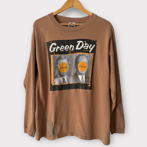 1998 Green Day "Nimrod" Japan/Australia Vintage Tour Long Sleeve Tee Shirt