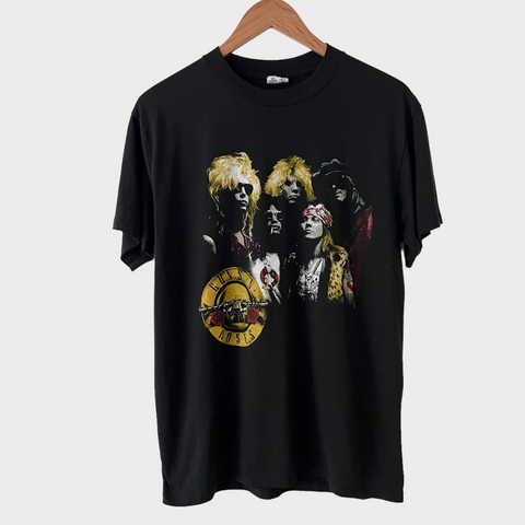 1988 Guns N Roses "Appetite For Destruction" Vintage Promo Tee Shirt