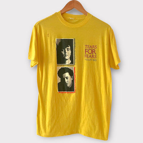 1985 Tears For Fears Vintage Tour Band Tee Shirt