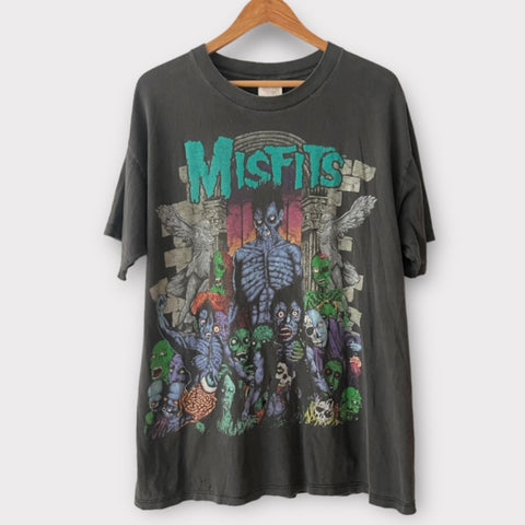 1996 Misfits "Earth A.D." Vintage Band Promo Tee Shirt