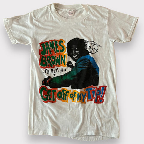 1988 James Brown "Get Off My Tip" Tour Vintage Tee Shirt