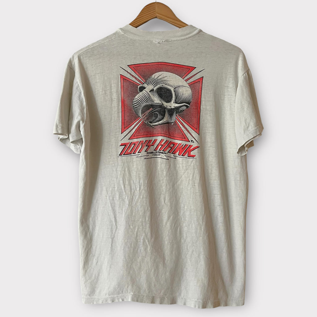 1986 Tony Hawk Powell Peralta Vintage Skateboard Tee Shirt – Zeros 