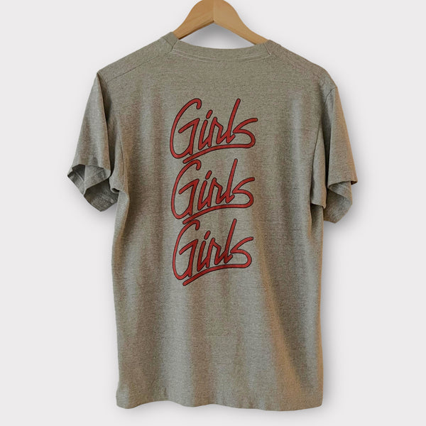 1987 Motley Crue "Girls Girls Girls" Vintage Band Tour Tee Shirt