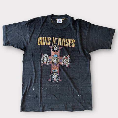 1987 Guns N Roses "Appeite For Destruction" Band Promo Tee Shirt