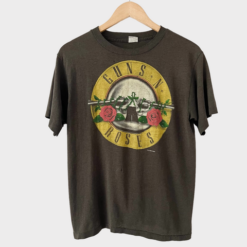 1987 Guns N Roses "Was Here" Vintage Promo Tee Shirt