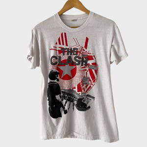 1984 The Clash "Out Of Control" Vintage Band Promo Tee Shirt