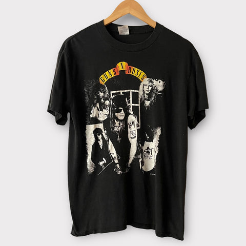 1988 Guns N Roses "Appetite For Destruction" Band Promo Tee Shirt