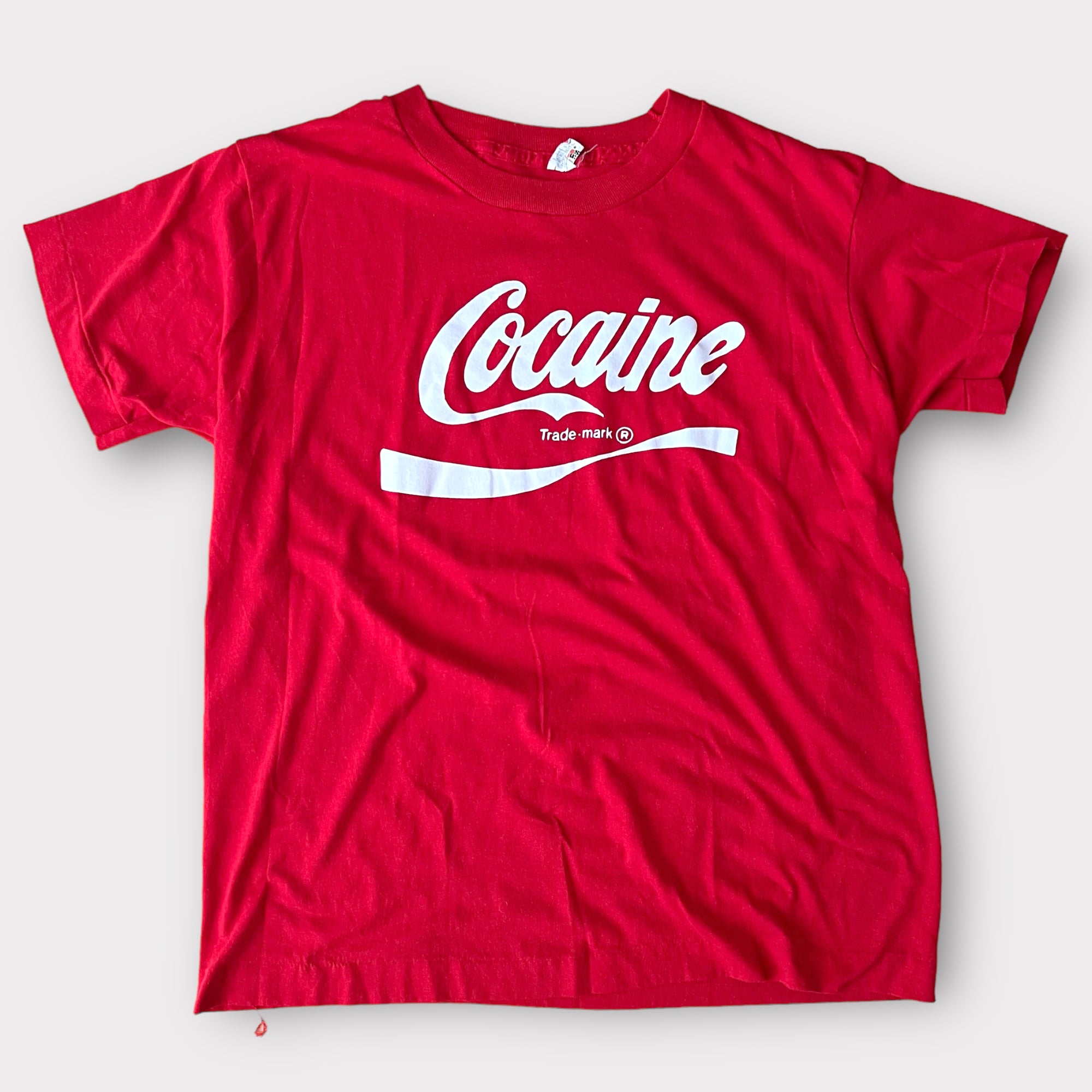 1980s Cocaine Coca Cola Spoof Vintage Tee Shirt