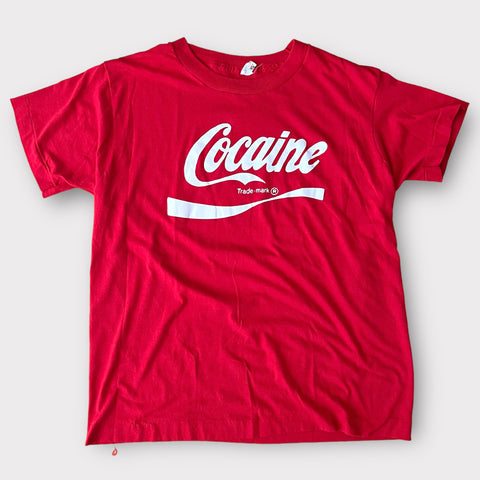 1980s Cocaine Coca Cola Spoof Vintage Tee Shirt