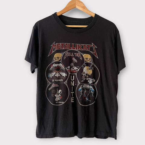 1983 Metallica Raven Kill Em All For One Vintage Tour Tee Shirt – Zeros  Revival