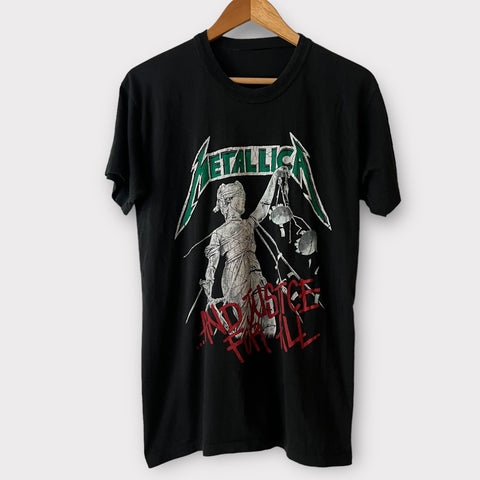 1988 Metallica "And Justice For All" Vintage Band Promo Tee Shirt