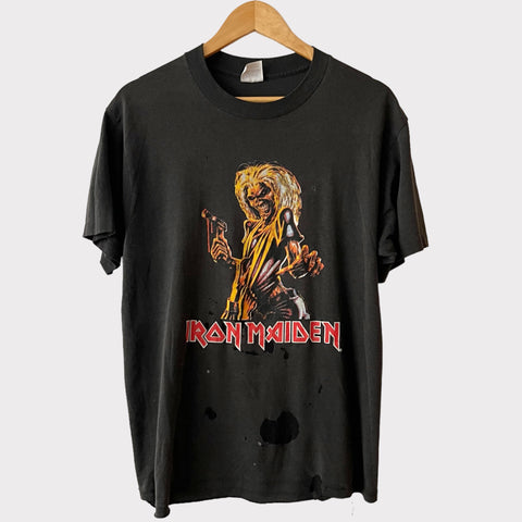 1987 Iron Maiden "Killers On Tour" Vintage Tee Shirt