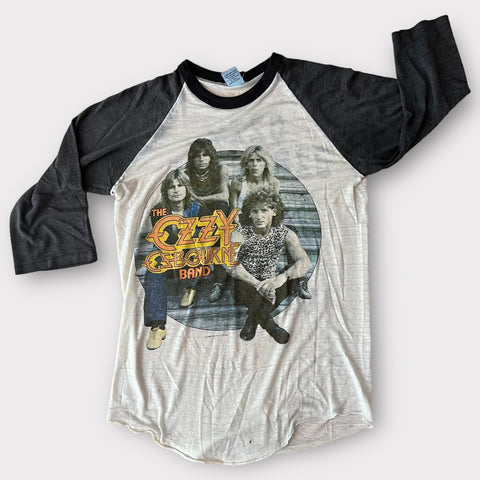 1982 Ozzy Osbourne Vintage Tour Raglan Tee Shirt