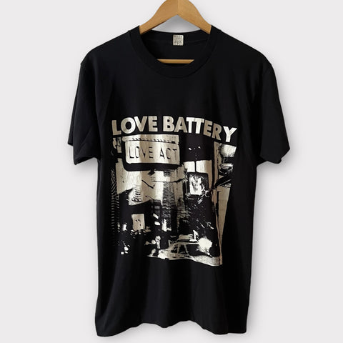 1980s Love Battery Vintage Band Promo Tee Shirt