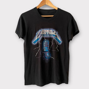 1985 Metallica "Ride The Lightning" Vintage Band Promo Tee Shirt