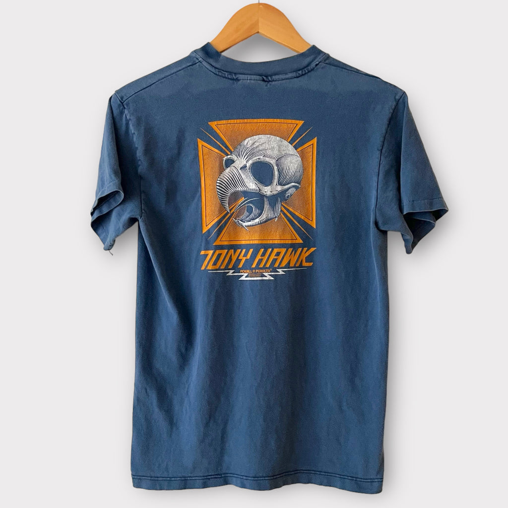 1986 Tony Hawk Powell Peralta Vintage Skateboard Tee Shirt – Zeros 