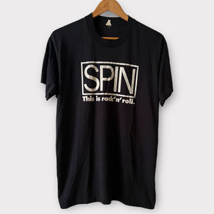 1980s Spin Magazine Vintage Promo Tee Shirt